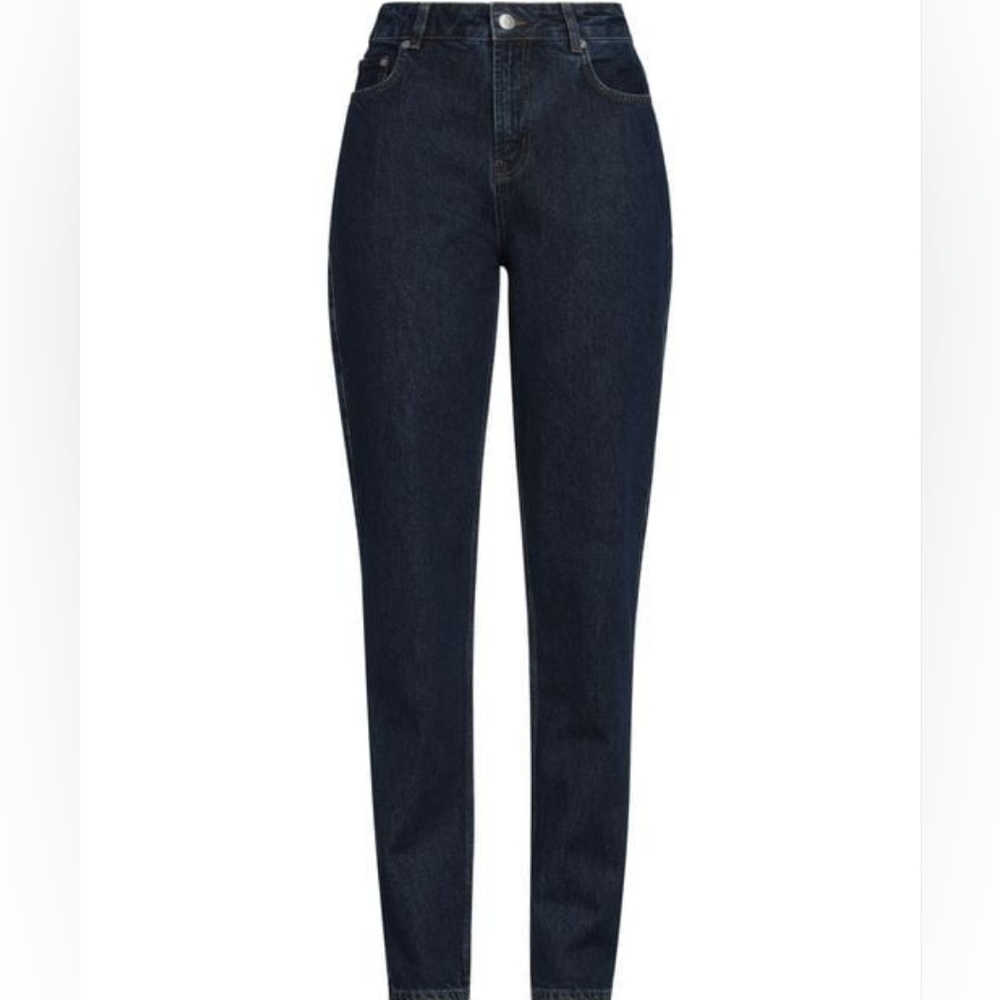 Ganni Womans Blue Demin Pants